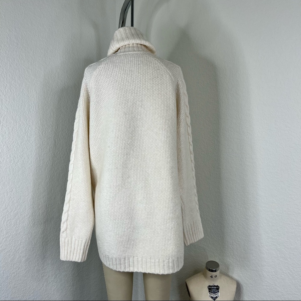 Kari Traa Lid Knit Turtleneck Cable Knit Chunky Sweater - Picture 5 of 8